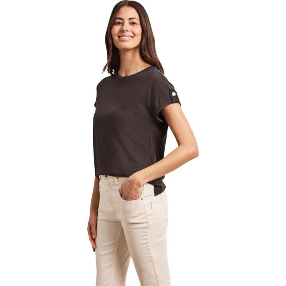 Street One Brown Cotton Women's T-Shirt